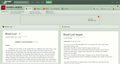 Desktop Screenshot of lovesick-vampire.deviantart.com