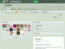 Tablet Screenshot of go-flyakite.deviantart.com