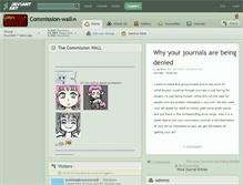 Tablet Screenshot of commission-wall.deviantart.com