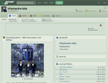 Tablet Screenshot of killashandra-falta.deviantart.com