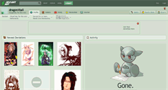 Desktop Screenshot of dragonxtail.deviantart.com
