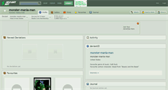 Desktop Screenshot of monster-mania-man.deviantart.com