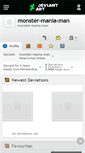 Mobile Screenshot of monster-mania-man.deviantart.com