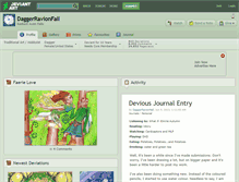 Tablet Screenshot of daggerravionfall.deviantart.com