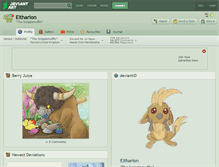 Tablet Screenshot of eltharion.deviantart.com