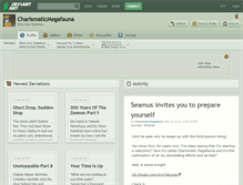 Tablet Screenshot of charismaticmegafauna.deviantart.com