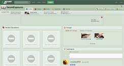 Desktop Screenshot of decentexposures.deviantart.com