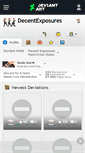 Mobile Screenshot of decentexposures.deviantart.com