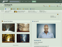 Tablet Screenshot of northstar76.deviantart.com