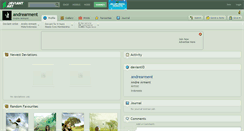 Desktop Screenshot of andrearment.deviantart.com