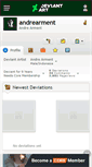 Mobile Screenshot of andrearment.deviantart.com