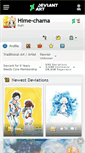 Mobile Screenshot of hime-chama.deviantart.com