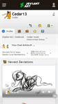 Mobile Screenshot of cedar13.deviantart.com