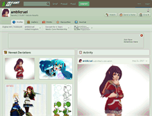 Tablet Screenshot of ambiicruel.deviantart.com