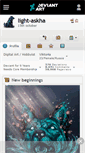 Mobile Screenshot of light-askha.deviantart.com