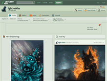 Tablet Screenshot of light-askha.deviantart.com