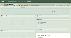 Desktop Screenshot of elricrapefaceplz.deviantart.com