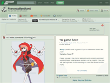 Tablet Screenshot of francescabandicoot.deviantart.com