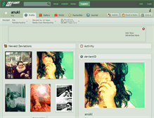 Tablet Screenshot of anuki.deviantart.com