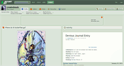 Desktop Screenshot of createdsouls.deviantart.com