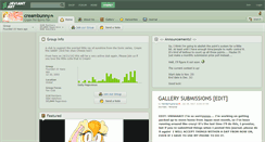 Desktop Screenshot of creambunny.deviantart.com