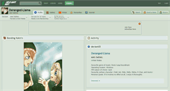 Desktop Screenshot of deranged-llama.deviantart.com
