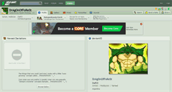 Desktop Screenshot of dragonofforest.deviantart.com