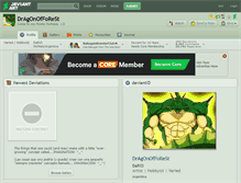 Tablet Screenshot of dragonofforest.deviantart.com