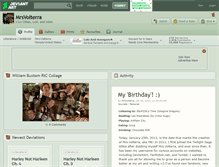 Tablet Screenshot of mrsvolterra.deviantart.com
