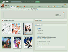 Tablet Screenshot of jfury.deviantart.com