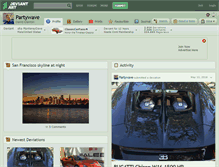 Tablet Screenshot of partywave.deviantart.com