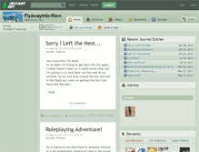 Tablet Screenshot of flyawayinto-rio.deviantart.com