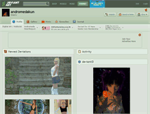 Tablet Screenshot of andromedakun.deviantart.com