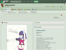 Tablet Screenshot of kiddocrazy963.deviantart.com