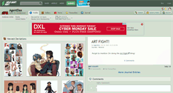 Desktop Screenshot of agentdax.deviantart.com