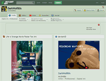 Tablet Screenshot of darkwolf80s.deviantart.com