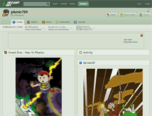 Tablet Screenshot of pikmin789.deviantart.com