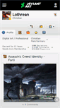 Mobile Screenshot of lothrean.deviantart.com