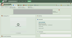 Desktop Screenshot of demonsblade.deviantart.com