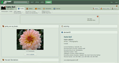 Desktop Screenshot of katie-bell.deviantart.com