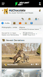 Mobile Screenshot of mzchocolate.deviantart.com