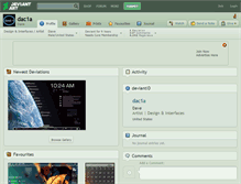Tablet Screenshot of dac1a.deviantart.com