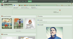 Desktop Screenshot of jorgengedeon.deviantart.com