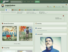 Tablet Screenshot of jorgengedeon.deviantart.com