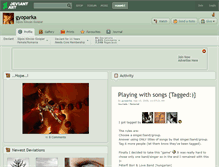 Tablet Screenshot of gyoparka.deviantart.com