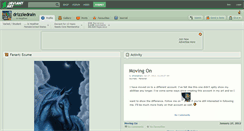 Desktop Screenshot of drizzledrain.deviantart.com