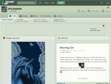Tablet Screenshot of drizzledrain.deviantart.com