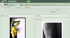 Desktop Screenshot of isqueex.deviantart.com