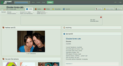 Desktop Screenshot of elouise-loves-cats.deviantart.com