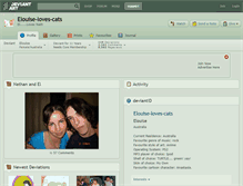 Tablet Screenshot of elouise-loves-cats.deviantart.com